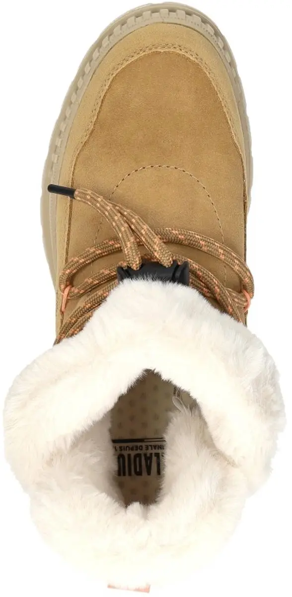 Palladium Pallaschock Lo Hiver Hoge Sneakers - Cognac 40