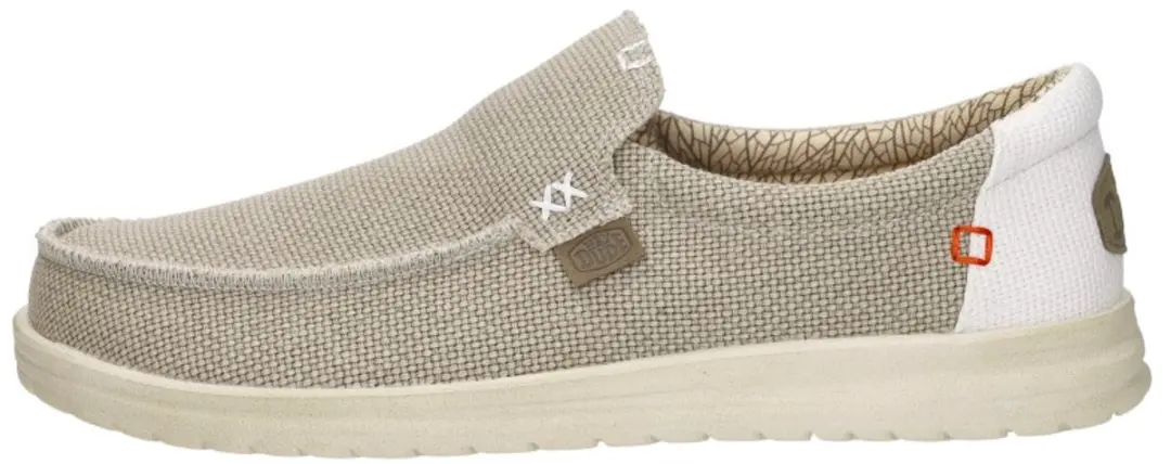 HEYDUDE Mikka Braided Instappers - Heren - Wit - Maat 45