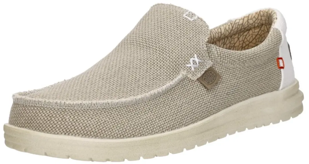 HEYDUDE Mikka Braided Instappers - Heren - Wit - Maat 45