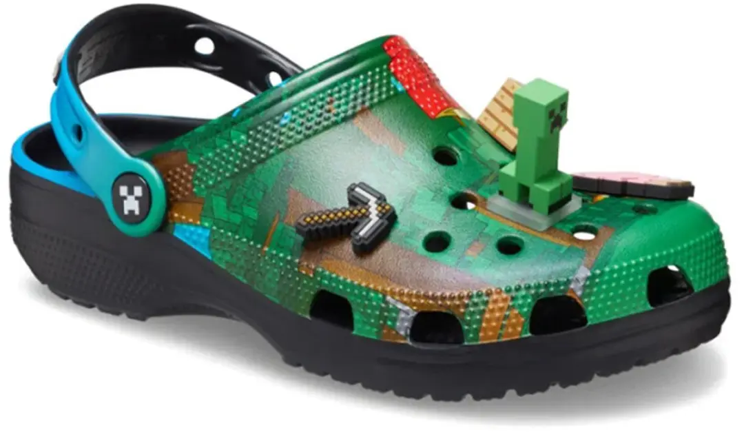 Crocs Classic Minecraft Clog - Groen - 42/43