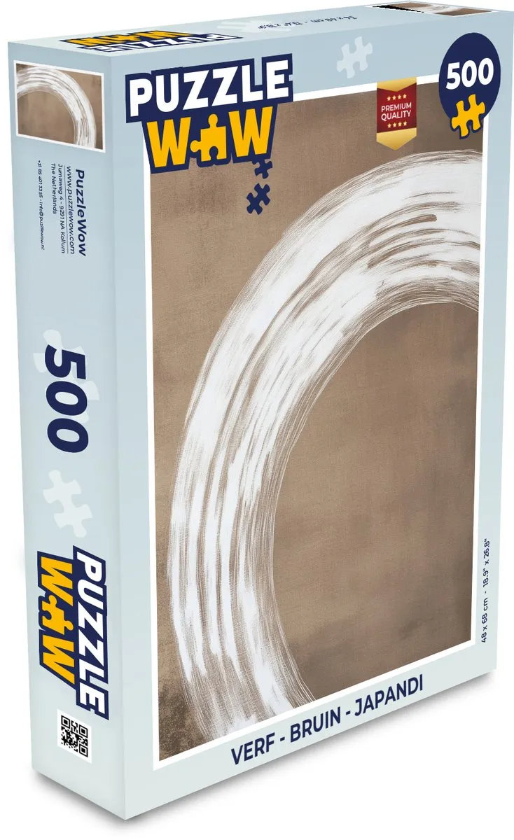 PuzzleWow Japandi Legpuzzel 500 Stuks - 8721169400136