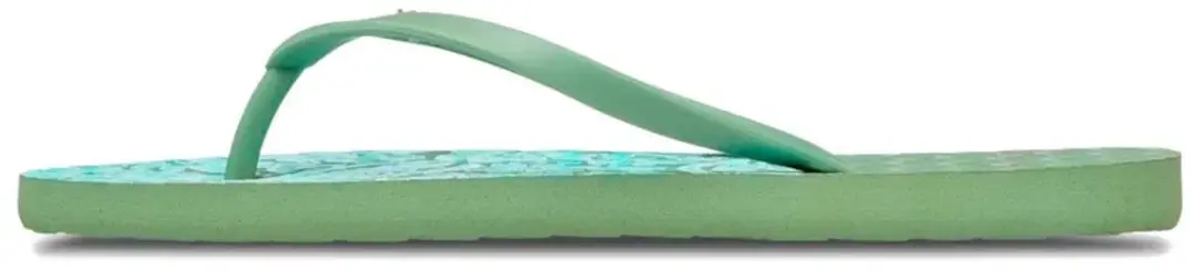 Roxy New Viva Printed Slippers - Teenslipper 38 - Oil Green