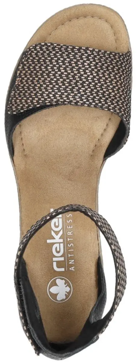 Rieker Sandalen Hak Sandalen Hak - zwart - Maat 41 - afbeelding 4 van 6