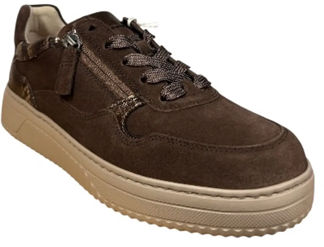 Gabor Dames Sneakers suede/haar/kroko vtr K 7391 5 - 37.5 - afbeelding 4 van 6