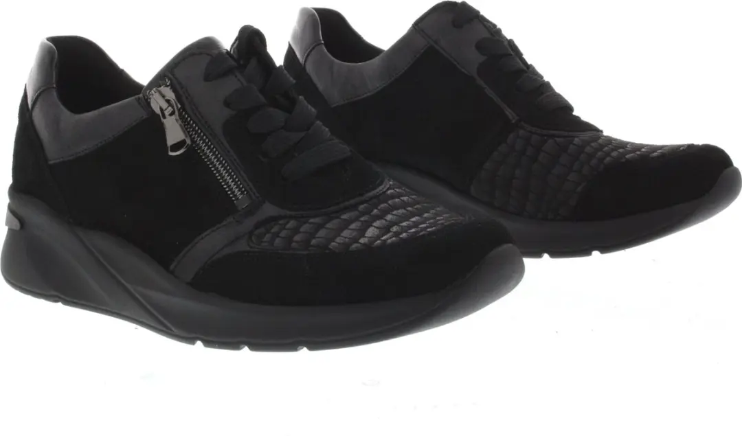 Dames Veterschoenen Waldlaufer Dilara 715h02-400-001 Zwart - Maat 6