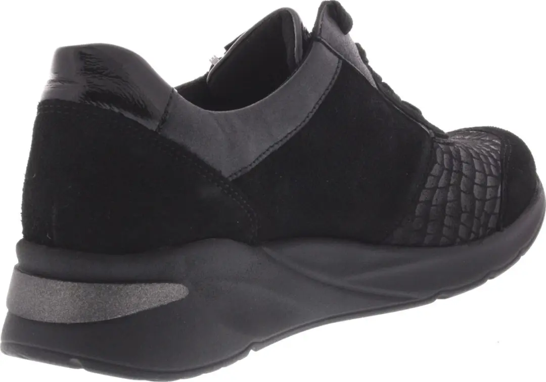 Wäldlaufer Dilara 715H02-400-001 Dames Veterschoenen - Zwart - Maat 39 - afbeelding 6 van 6
