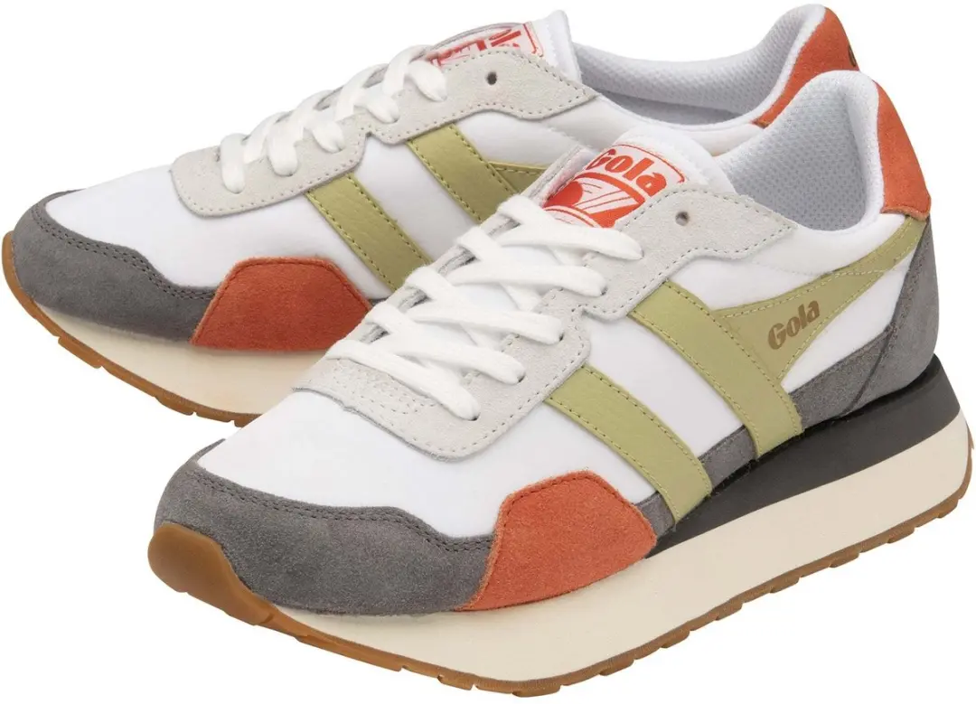 Gola CLB526WG Sneakers - 36 - Wit/As/Citroen