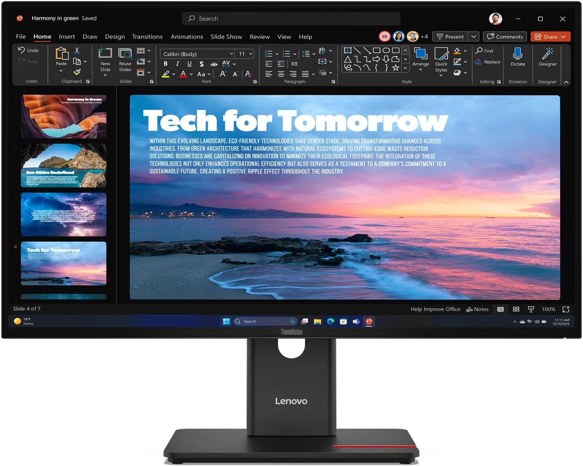Lenovo ThinkVision T27QD-40 Monitor 27" WQHD