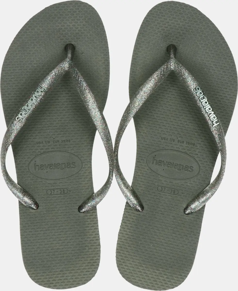 Havaianas Slim Logo Metallic Dames Slippers
