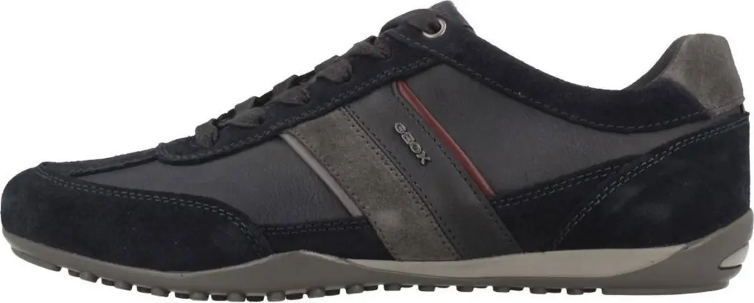 Geox U Wells Heren Sneakers - Blauw - Maat 44 - afbeelding 2 van 6