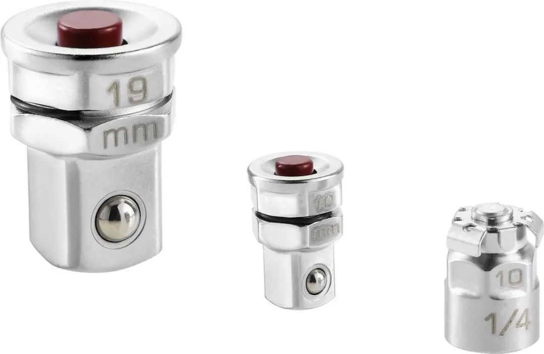 3 adapers 10mm 19mm voor set 467