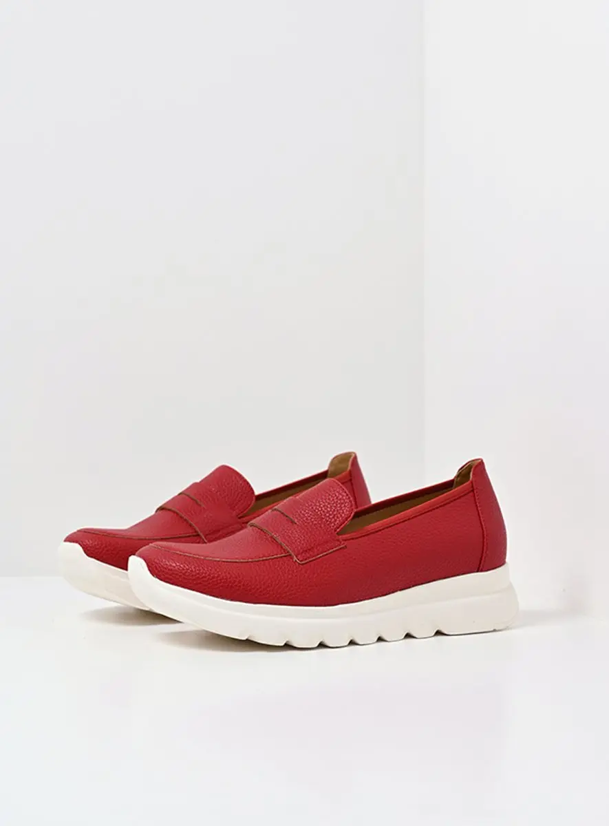Wolky Dames Instappers 02127 Snoafer F2F - Rood