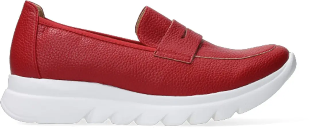 Wolky Dames Instappers 02127 Snoafer F2F - Rood - afbeelding 6 van 6