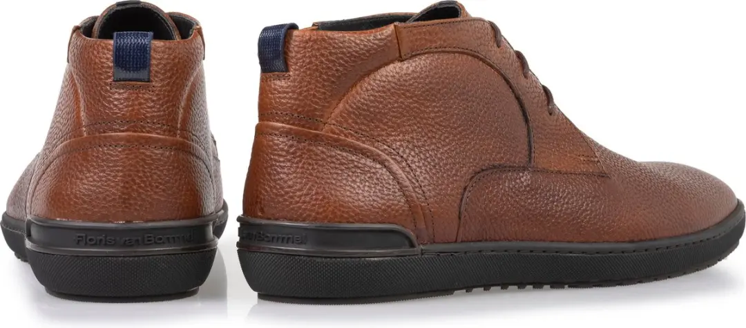 Floris van Bommel DE SCOOPER 02.19 - Volwassenen Heren sneakersVrije tijd half-hoog - Kleur: Cognac - Maat: 46 - afbeelding 4 van 6
