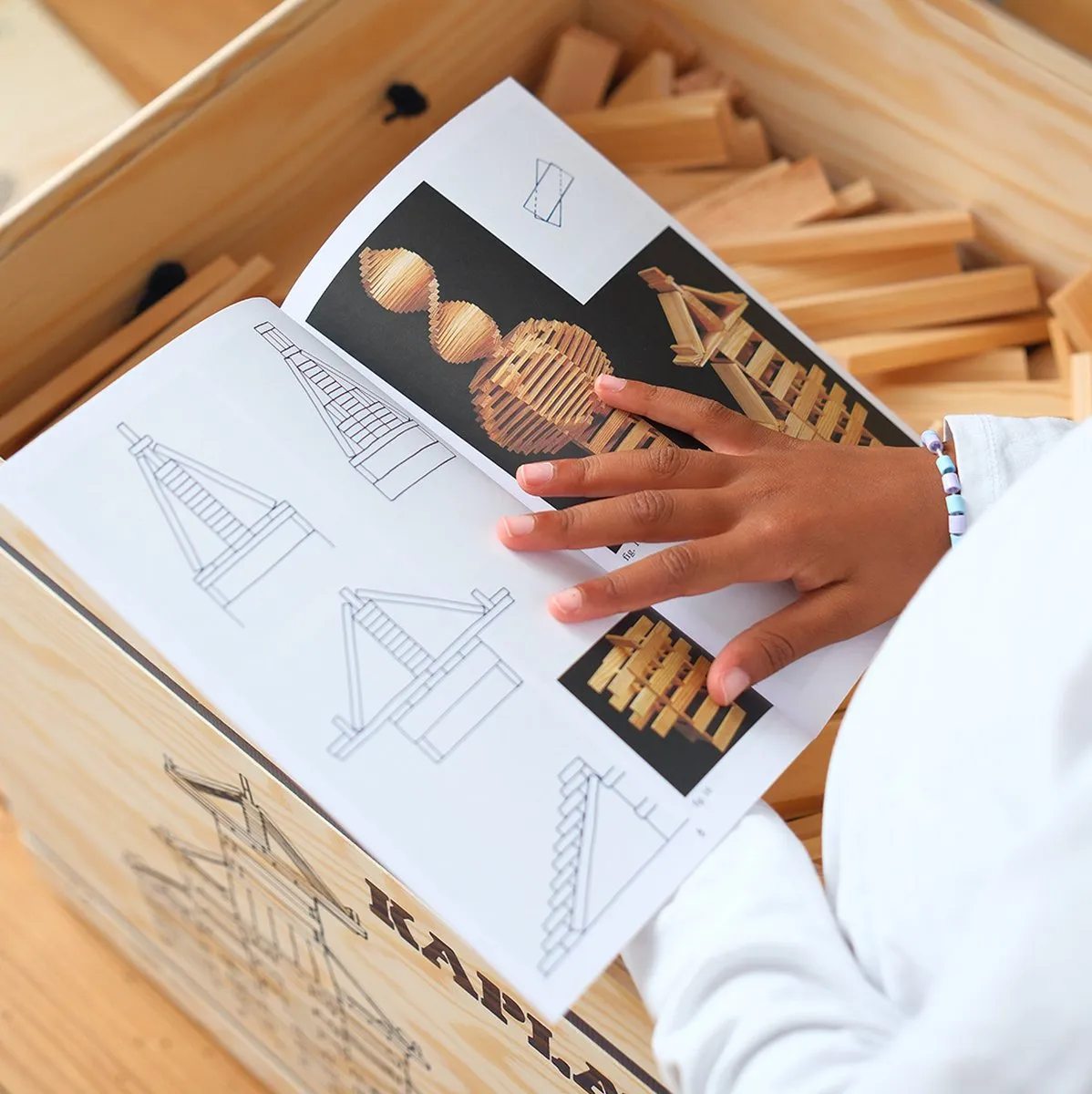 KAPLA - KAPLA Kleur - Constructiespeelgoed - 1000 Plankjes