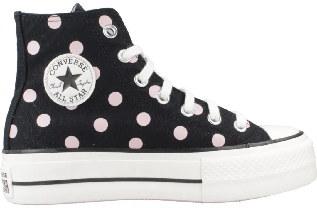 CONVERSE CHUCK TAYLOR ALL STAR LIFT PLATFORM POLKA DOTS Zwart 37,5 EU