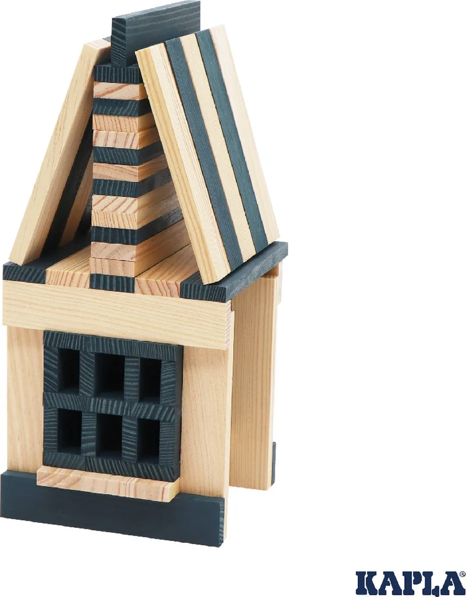KAPLA Constructiespeelgoed Donkerblauw - 40 Plankjes