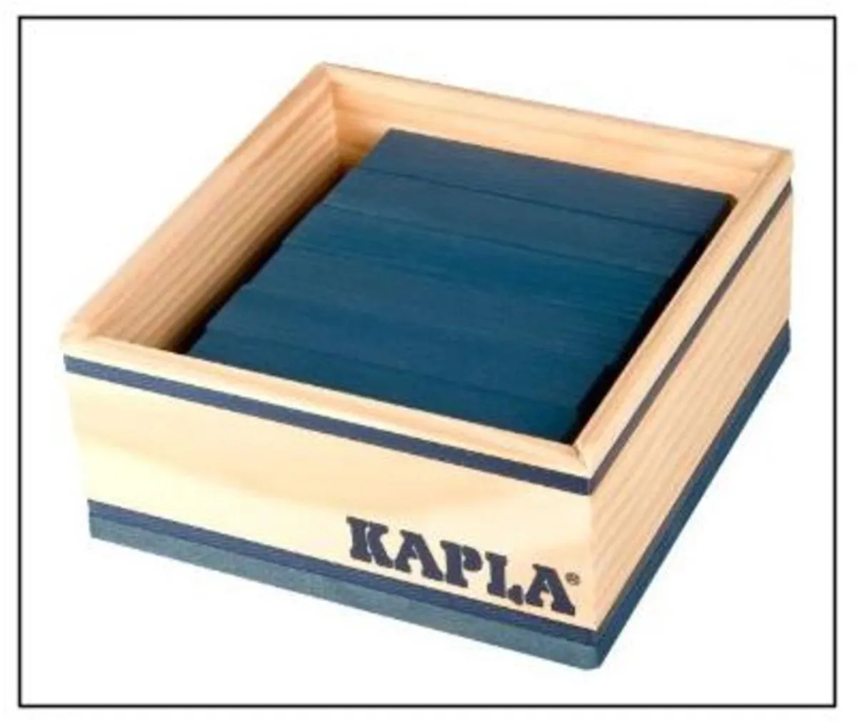 KAPLA Constructiespeelgoed Donkerblauw - 40 Plankjes - afbeelding 6 van 6