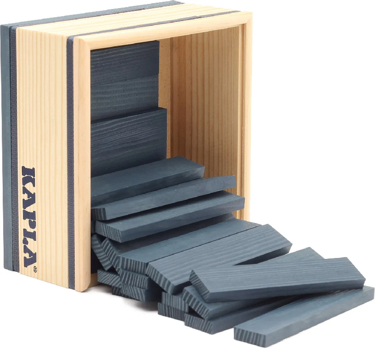 KAPLA Constructiespeelgoed Donkerblauw - 40 Plankjes