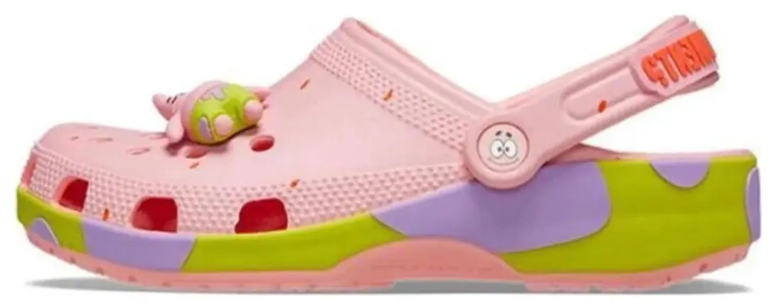 Crocs Spongebob Patrick Classic Klompen Roze EU 43-44 Man,Vrouw