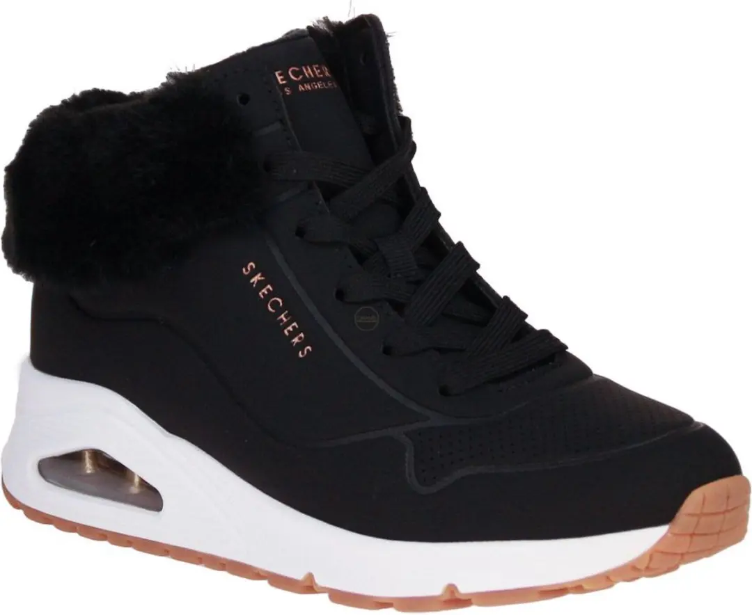 Skechers UNO-Fall Air Meisjes Laarzen - 35 - Zwart - afbeelding 2 van 6