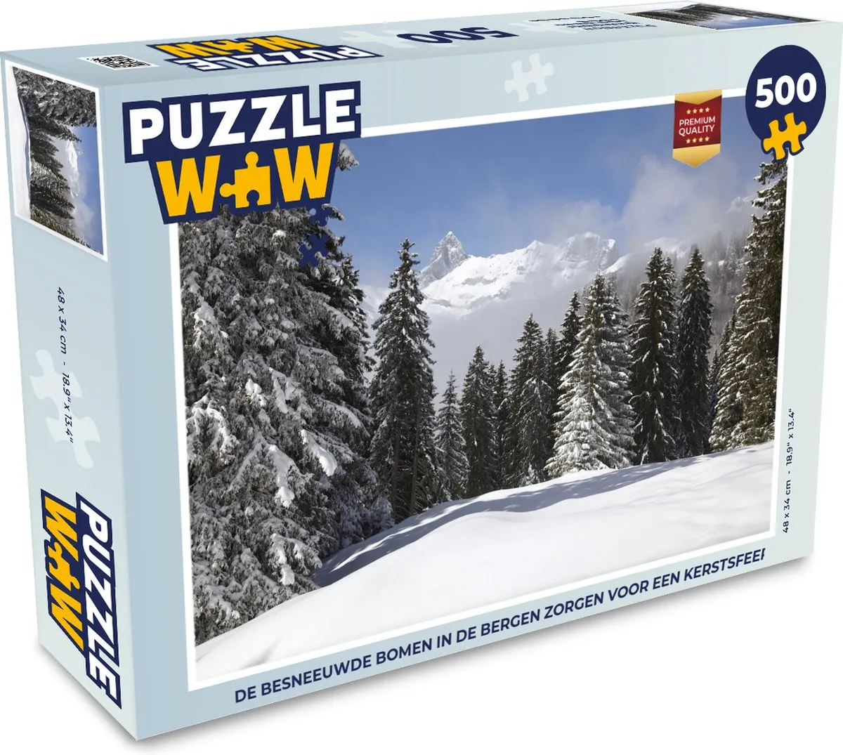PuzzleWow Legpuzzel 500 Stuks - Multicolor