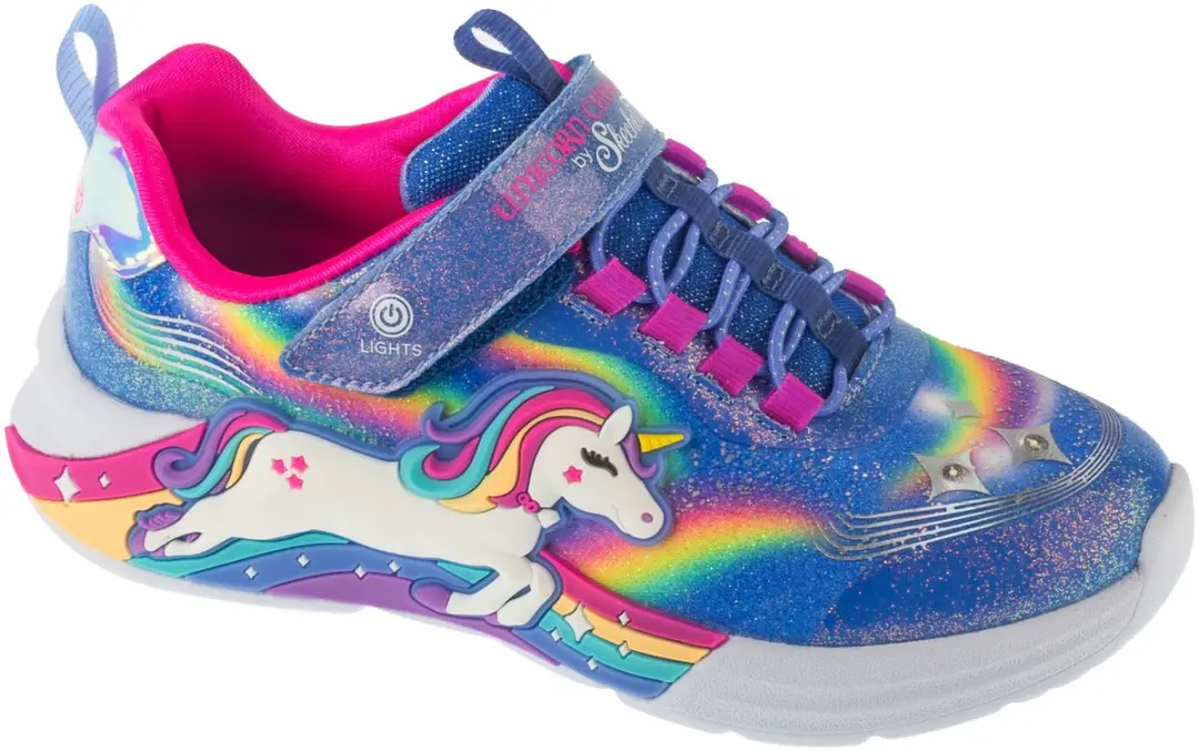 Skechers Unicorn Chaser Schoenen Blauw EU 33 Meisje