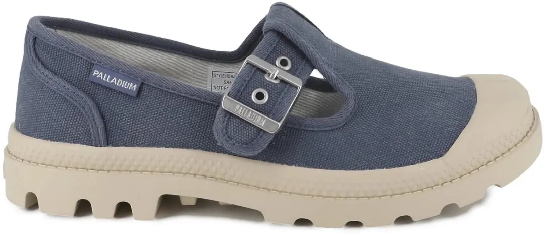 Palladium Pampa Mary-Jane Washed Sneaker 94475-481 - 39 - Blauw
