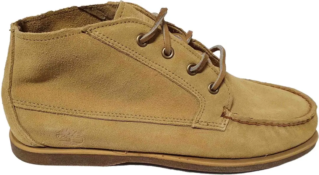 Timberland Suede Veterschoen Boat 1010R Tan EU 40