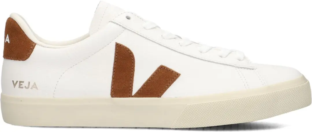 Veja Sneakers Campo Wit Cognac