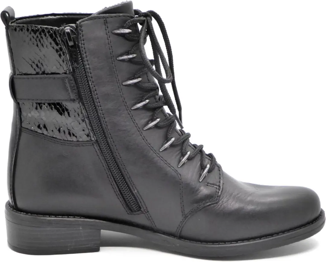 Remonte Veterschoenen Hoog - Zwart - Maat 39 - afbeelding 6 van 6