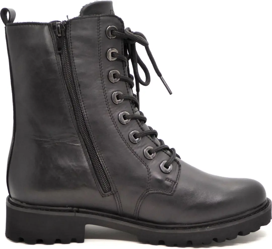 Remonte D8668-00 Dames Veterboots - Zwart