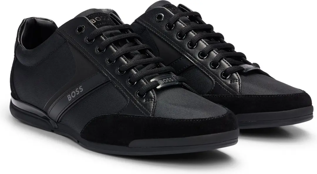 BOSS Saturn Lowp Sneakers - Heren - Zwart - Maat 43