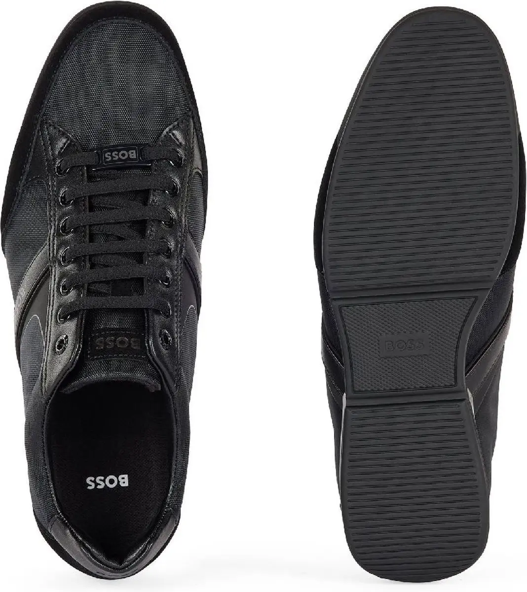 BOSS Saturn Lowp Sneakers - Heren - Zwart - Maat 43 - afbeelding 6 van 6