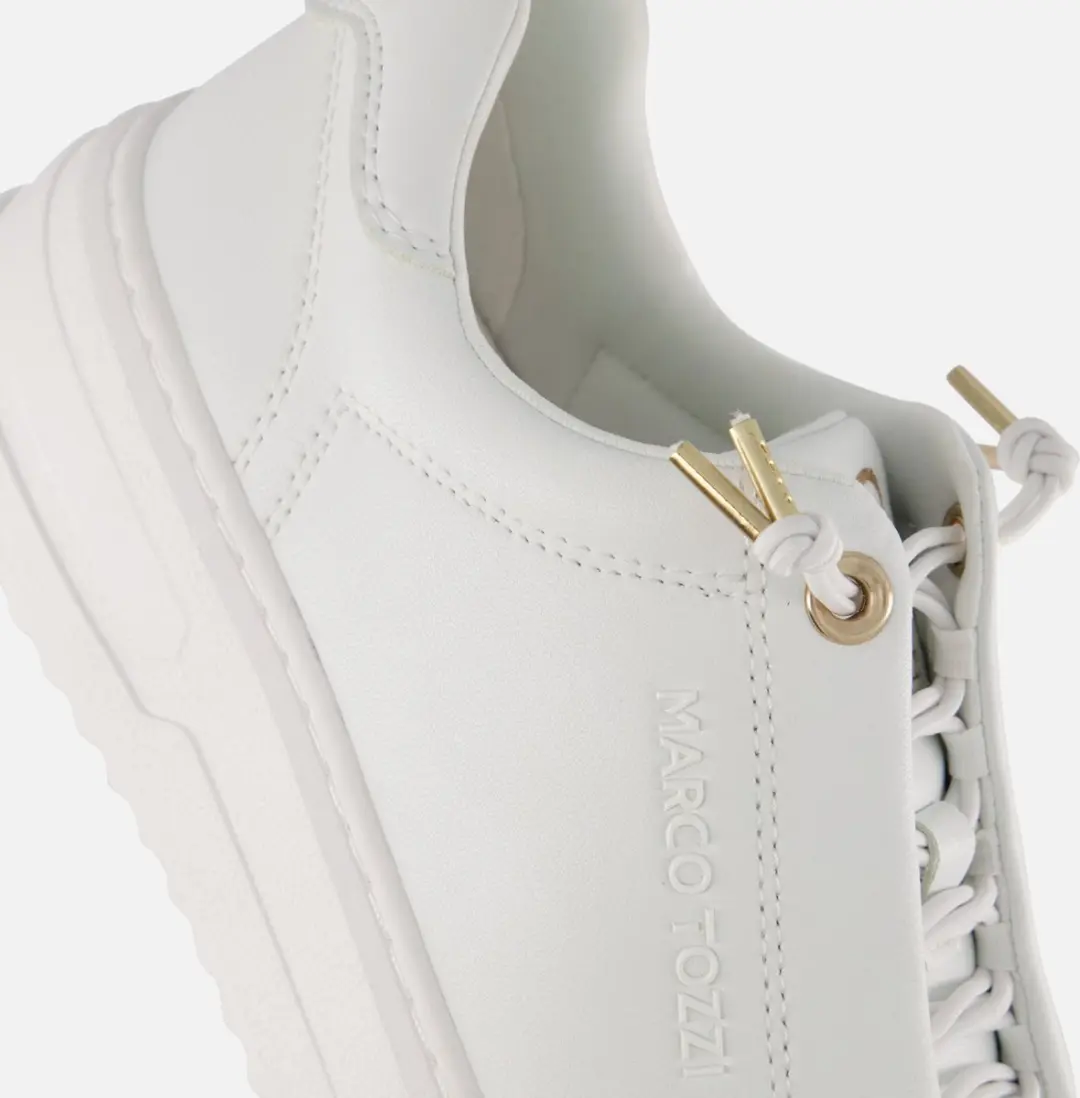 Marco Tozzi Sneakers wit Synthetisch - Dames - Maat 38