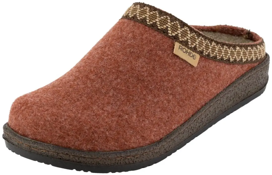 Rohde Novara-D Pantoffels - Rood/Bruin - afbeelding 6 van 6