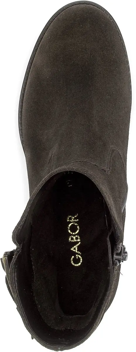 Gabor 8011.02.006 Enkellaarzen Bruin Suede - 41