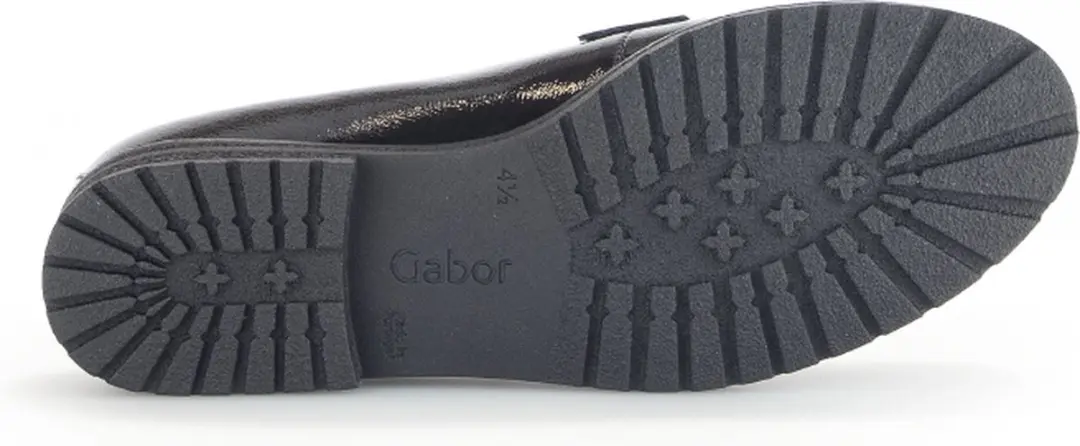 Gabor Damen Slipper Florenz 52.041.97 - Zwart