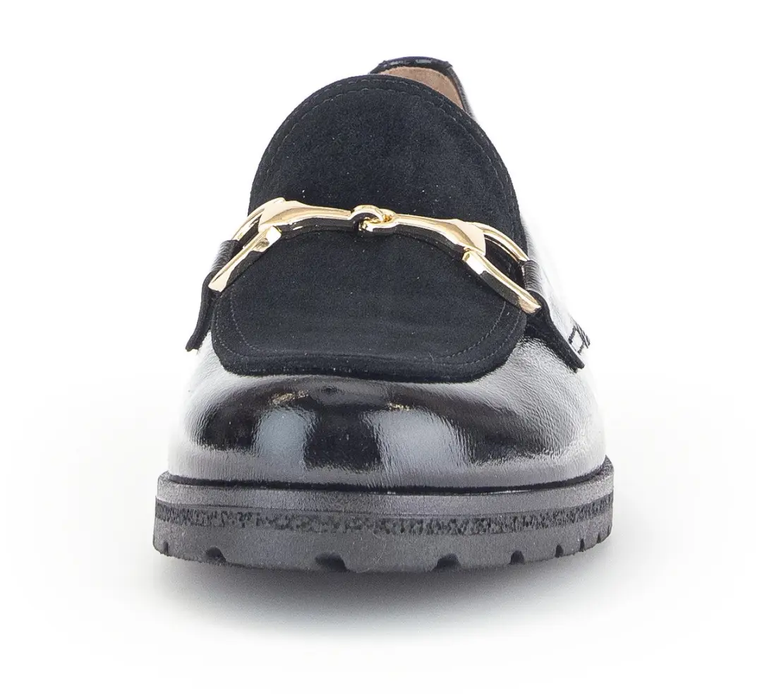 Gabor Damen Slipper Florenz 52.041.97 - Zwart