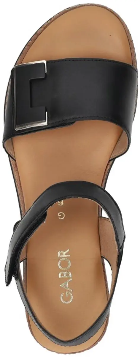 Gabor Dames Sandalen 38.5 - Zwart - afbeelding 4 van 6