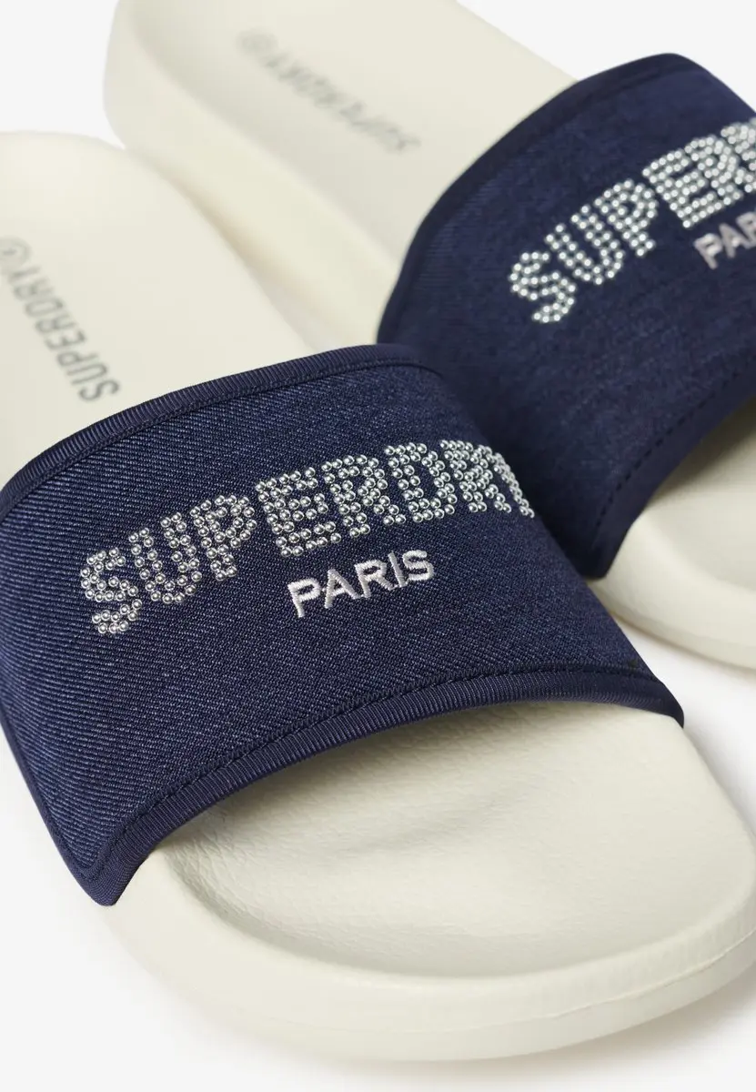 Superdry Badslippers Dames Off White WF310238A - afbeelding 3 van 6