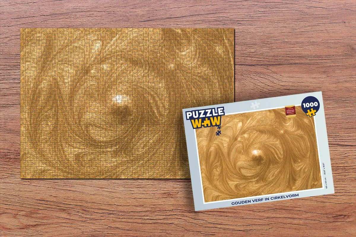 PuzzleWow Cirkel Legpuzzel 1000 Stuks - Multicolor