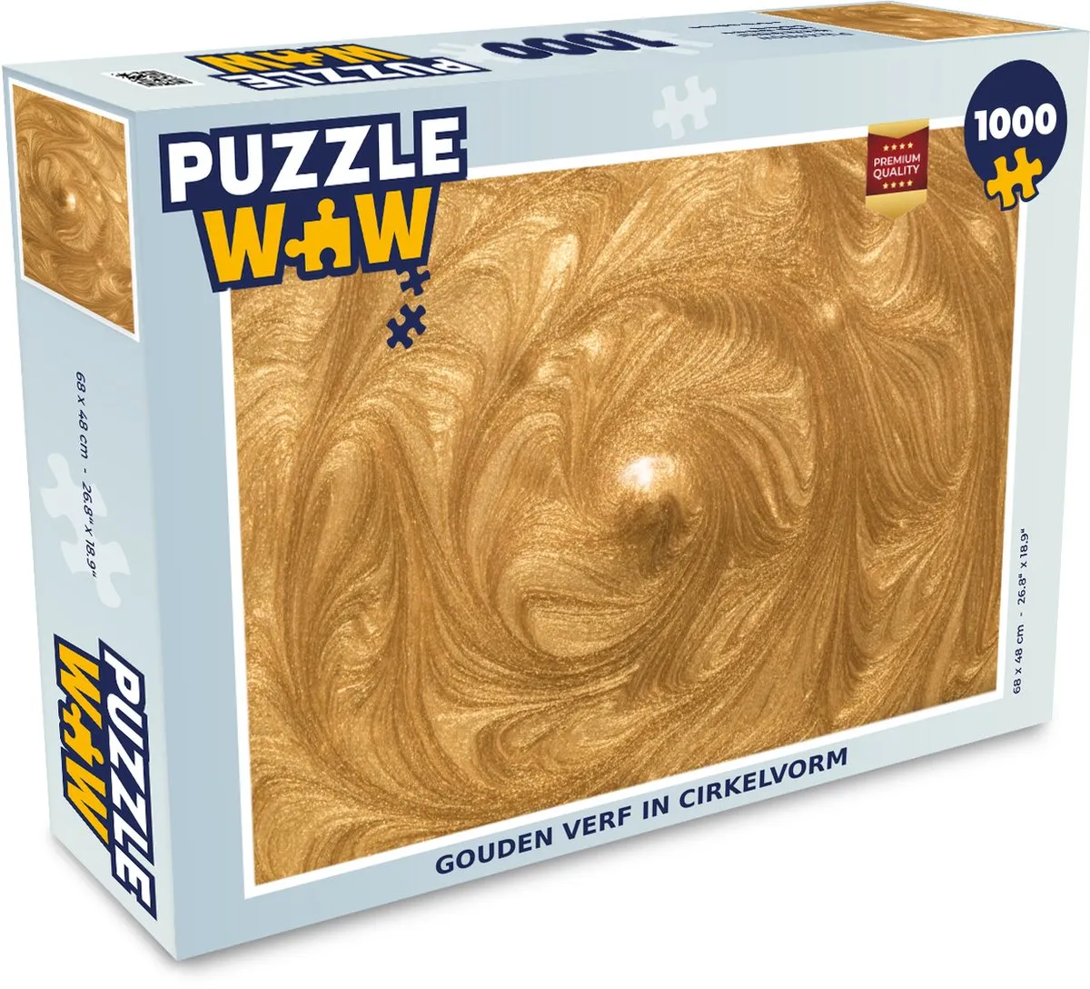 PuzzleWow Cirkel Legpuzzel 1000 Stuks - Multicolor