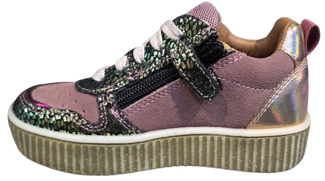 Braqeez 426700-478 Paarse Sneakers - Maat 29