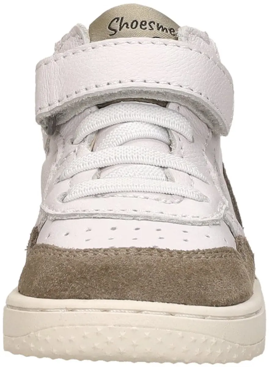 Shoesme Bn24s008 Hoge sneakers - Leren Sneaker - Jongens - Wit - Maat 20