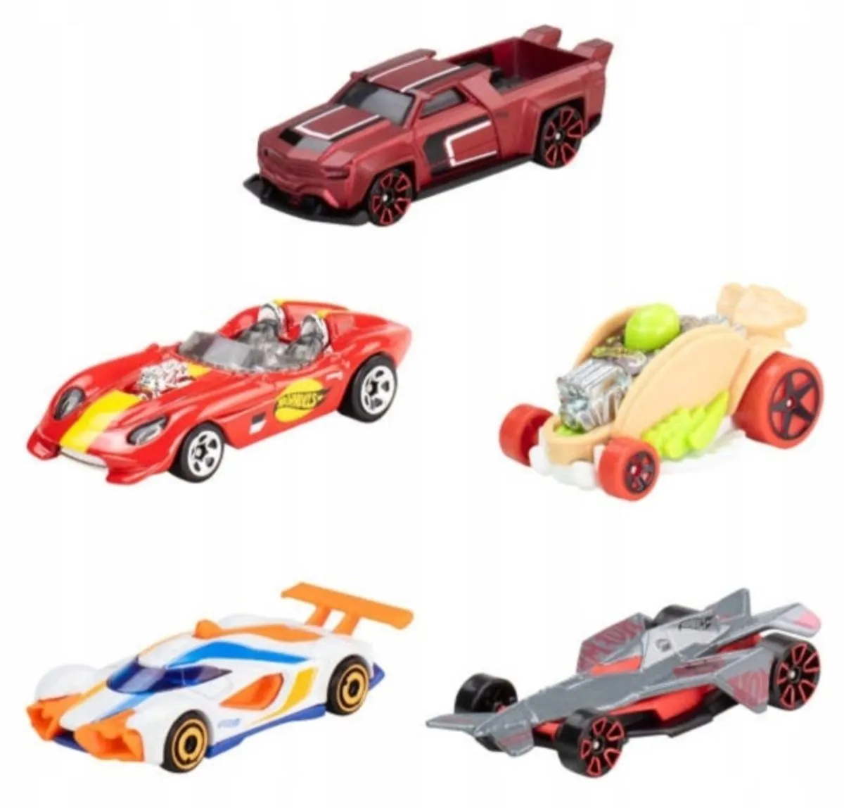Hot Wheels 5-Pack JBJ79 Raceauto's - Multicolor