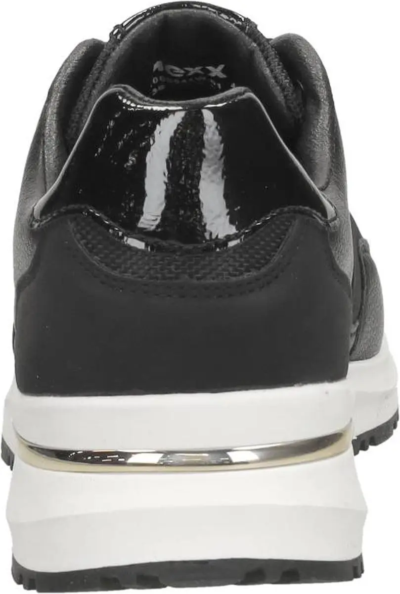 Mexx Nonja Lage Sneakers Dames - Zwart - Maat 36 - afbeelding 6 van 6