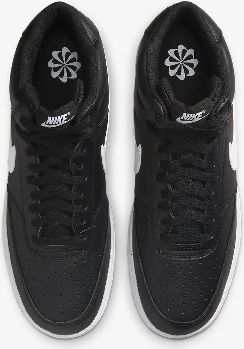 Nike Court Vision Mid Next Nature Sneakers - Maat 47 - Zwart/Wit - afbeelding 6 van 6