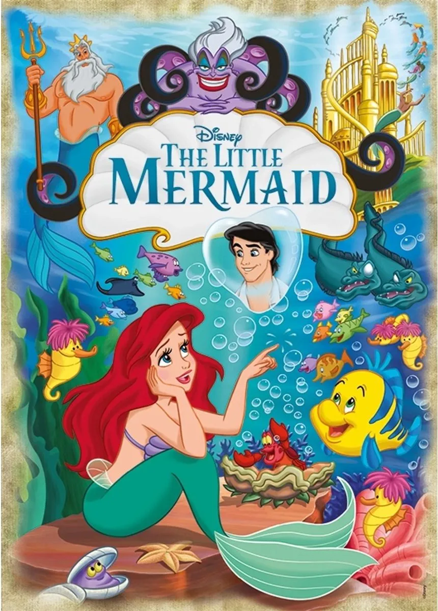 Jumbo Puzzel Disney Classic Collecton Ariel - Legpuzzel - 1000 stukjes
