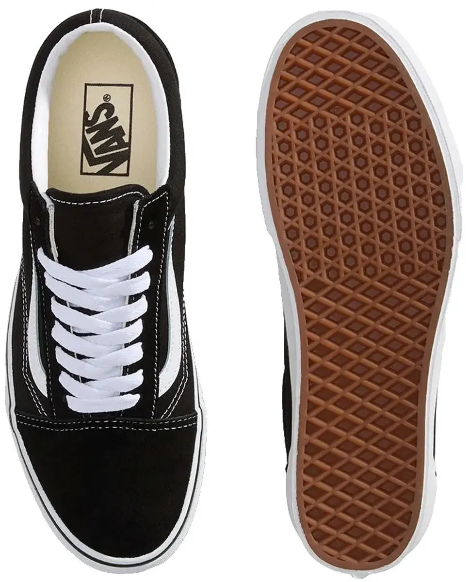Vans Old Skool Stackform Sneakers - Zwart/Wit - afbeelding 4 van 6